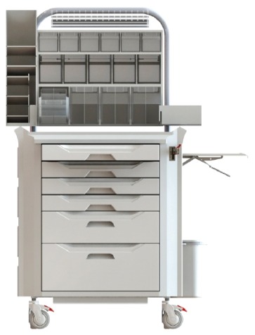 CARRO AUXILIAR DE ANESTESIA - ML6 201 – NEW